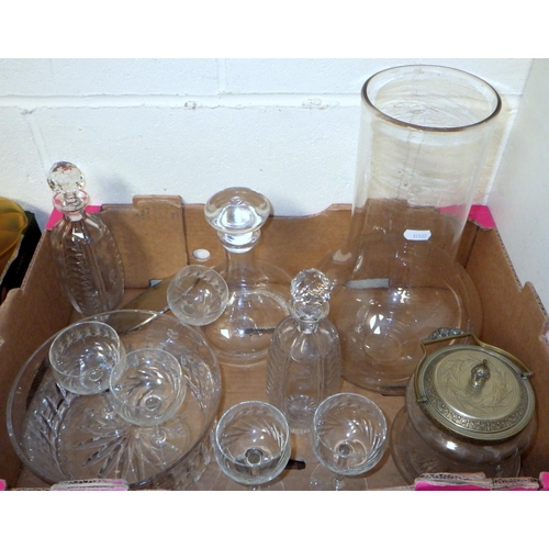 348 - Glassware incl cut crystal and drinking glasses.  Some a/f. (4)