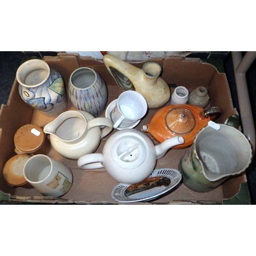 349 - Various ceramics incl vases.  Some a/f (5)