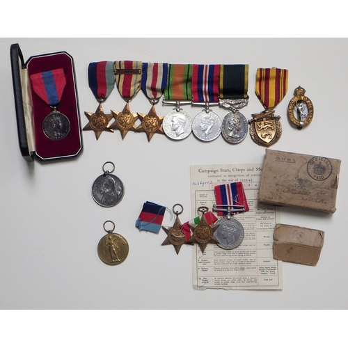 322 - A WW2 and later group comprising 6 mounted medals being 1939 - 45 Star, Africa Star (8th Army Clasp)... 