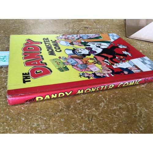 242 - Beano and Dandy Comic interest: The Magic Beano Book, two editions c1946 & 1947; The Dandy Monster C... 