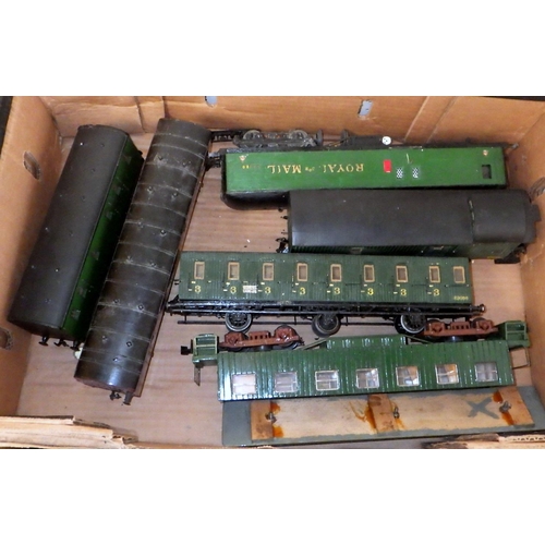 176 - Two boxes of misc model carriages etc (2)