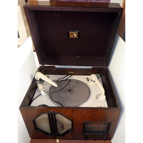 190 - A Steepletone record player/CD/radio together with a rec0rd player/radio by House & Son Ltd of York