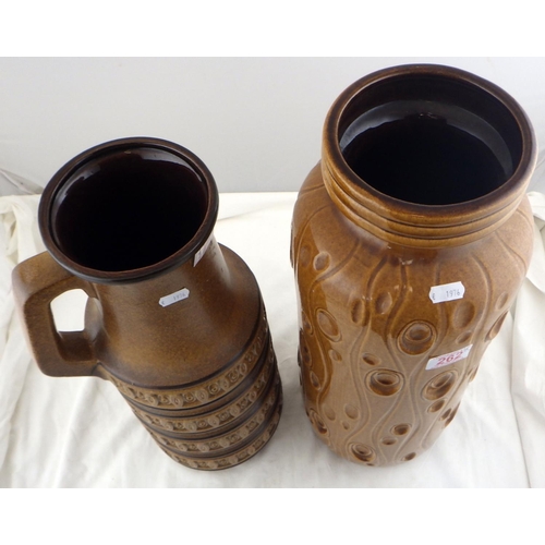 262 - Two large West German vases (2)