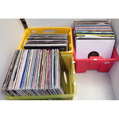 290 - Three boxes of dance LPs (3)