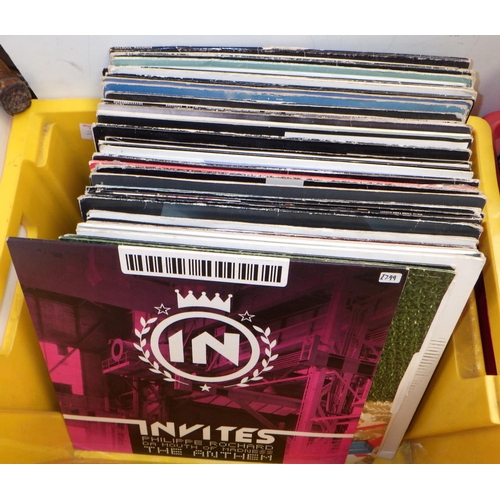 290 - Three boxes of dance LPs (3)