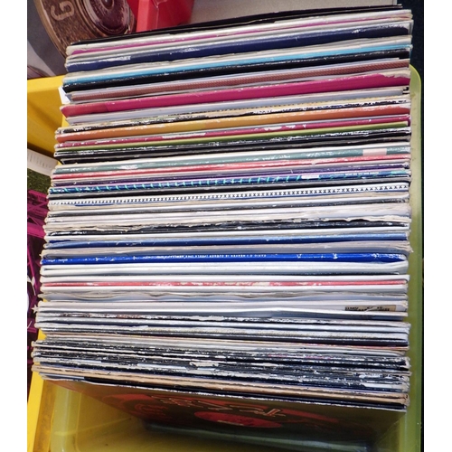 290 - Three boxes of dance LPs (3)