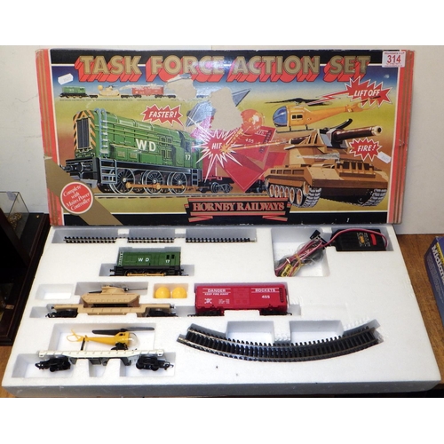 314 - Hornby Task Force Action train set, boxed