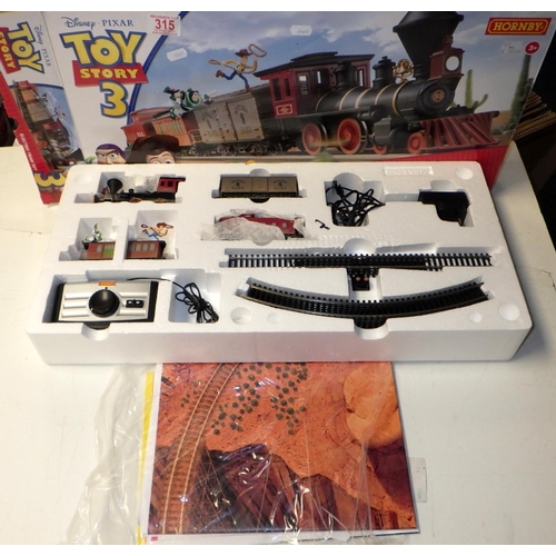 315 - Hornby Toy Story 3 train set, boxed