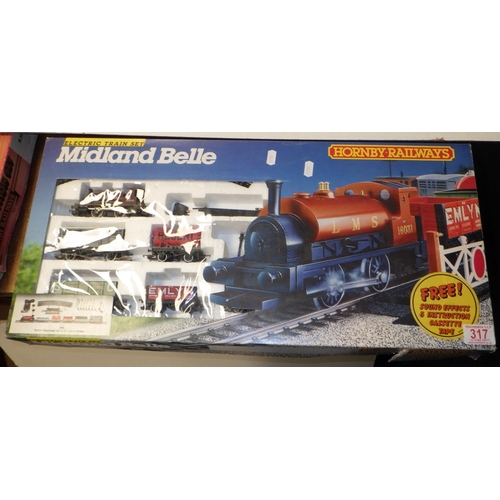 317 - Hornby Midland Belle electric train set, boxed