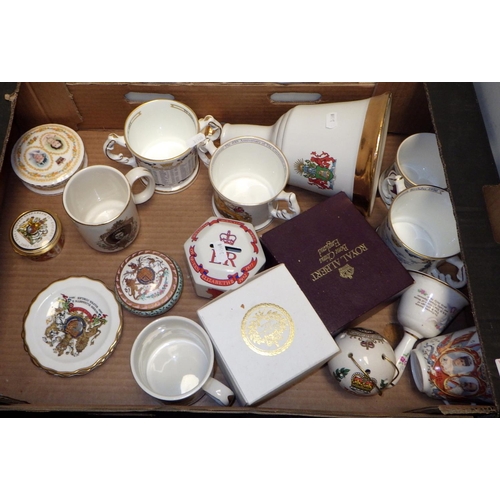 318 - A quantity of Royal Albert Country Rose together with a quantity of commemorative ware (2)