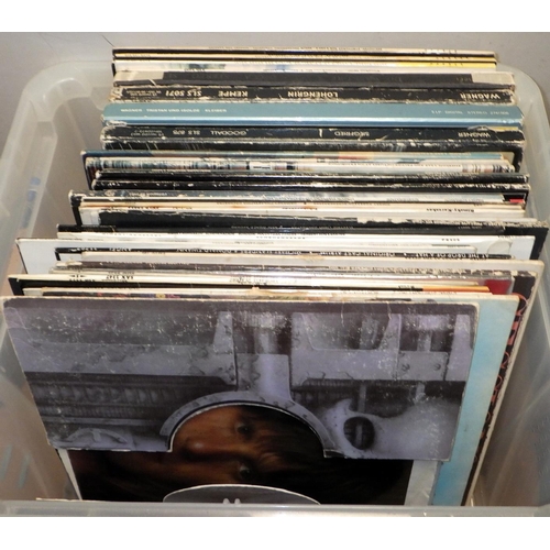 330 - A quantity of LP records including Beatles, ELO and Emerson, Lake and Palmer's 