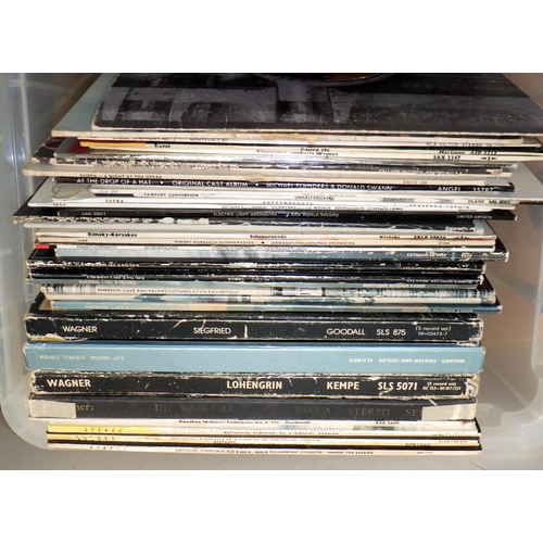 330 - A quantity of LP records including Beatles, ELO and Emerson, Lake and Palmer's 