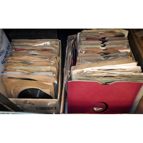 334 - Four boxes of band, show and classical LP records (4)