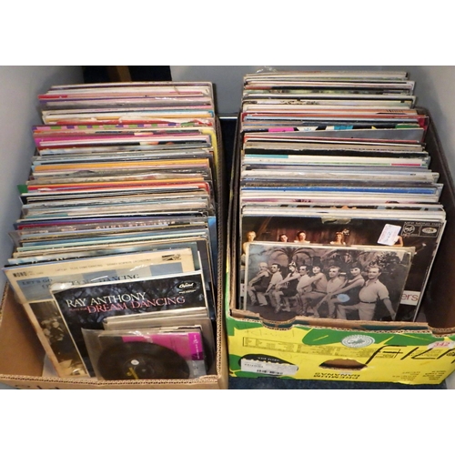 342 - Two boxes of LP records, mainly old time dancing (2)