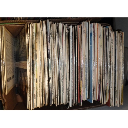 342 - Two boxes of LP records, mainly old time dancing (2)