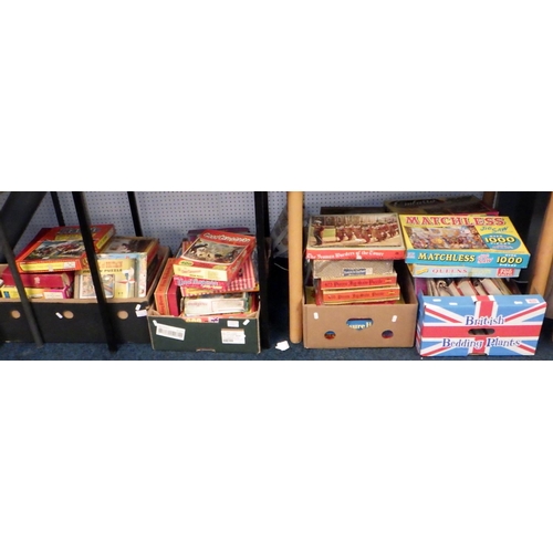 435 - A large quantity of jigsaw puzzles af (qty)