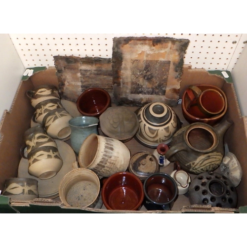 439 - A quantity of art pottery