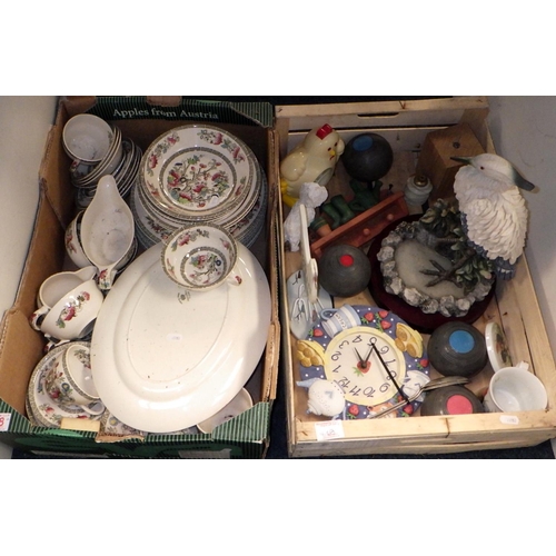 468 - A quantity of miscellaneous ceramics including Indian Tree tableware (2)