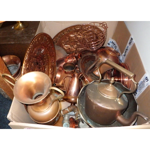 360 - A quantity of copper and metal-wares (qty)