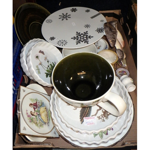 361 - A quantity of miscellaneous ceramics, lamps etc (5)