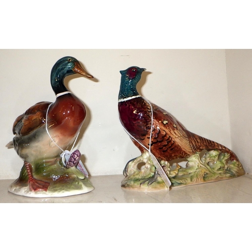 376 - Four ceramic birds including a Ducal duck and 3 Beswick - Pheasant af (4)