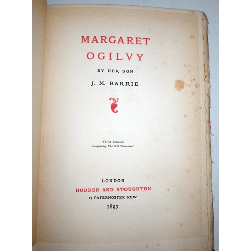 386 - A copy of 'Margaret Ogilvy by her Son' written by J.M Barrie (Hodder & Stoughton, 1897, third editio... 