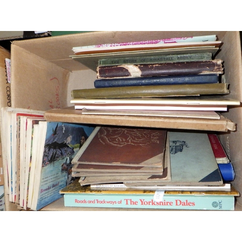 415 - A quantity of books including Leeds and Yorkshire interest together with some maps (qty)