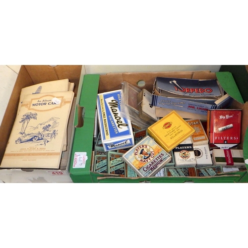 419 - A quantity of cigarette packets and albums etc (2)