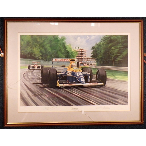 431 - Two sports memorabilia limited edition prints: 