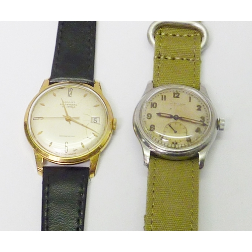 89 - A Universal Geneve wristwatch having a Universal Geneve calibre 260 manual wind movement in a chrome... 