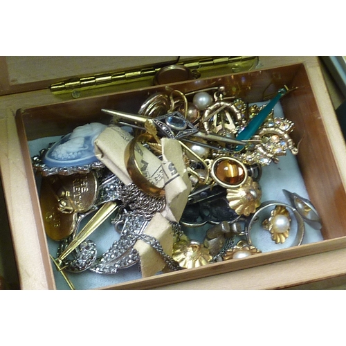79 - A qty of costume jewellery and watches.