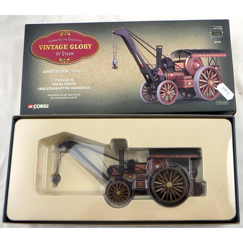 12 - Corgi Vintage Glory Of Steam boxed models, Crane Engine, Titan Loco & Showmans Loco (3)