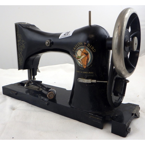 29 - A Taylor Bird sewing machine AF missing parts