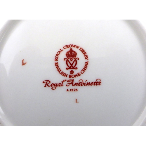 54 - A small group of Royal Crown Derby Royal Antoinette ceramics