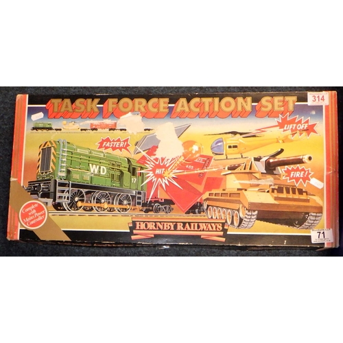 71 - Hornby Task Force Action train set, boxed