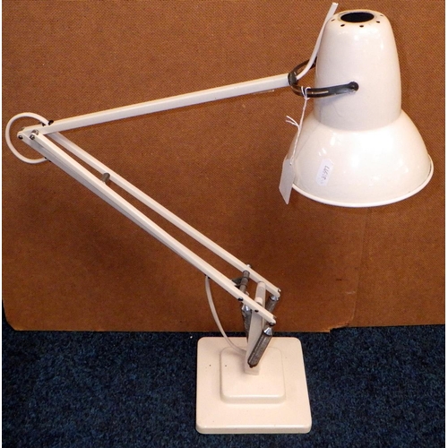 72 - A Herbert Terry anglepoise lamp, re painted and requires rewiring