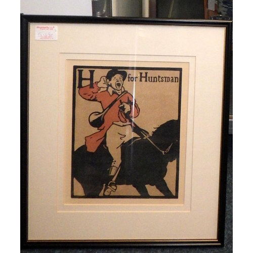 350 - William Nicholson, two  Alphabet Prints, 