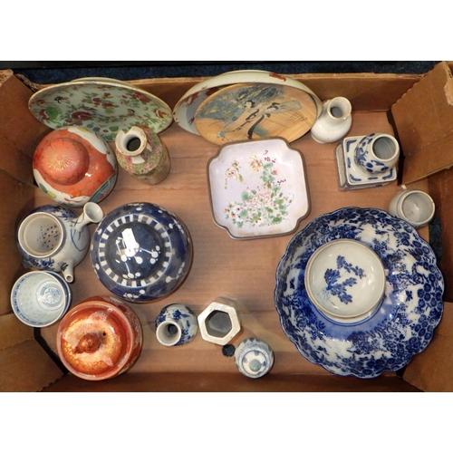 132 - A group of various Oriental ceramics, some as found