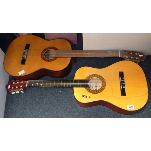 189 - A Palma & Peerless acoustic guitars af (2)