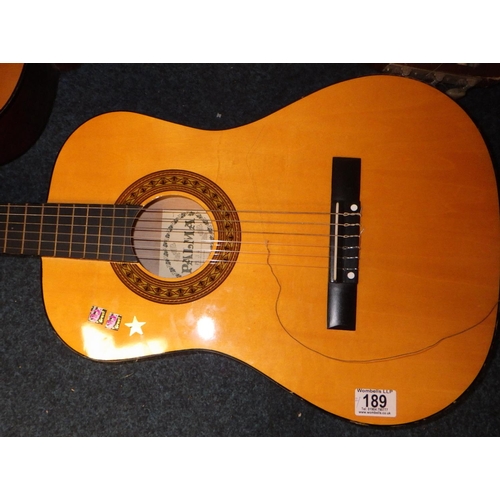 189 - A Palma & Peerless acoustic guitars af (2)