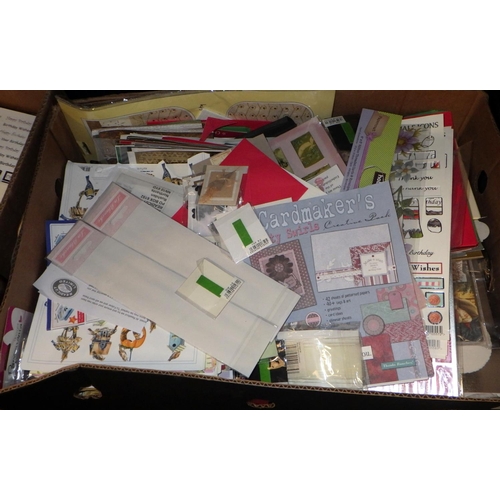 195 - Two boxes of Arts & crafts stickers etc