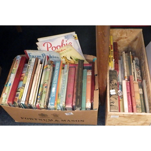 196 - Two boxes of misc children's books