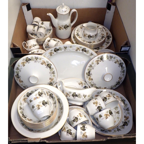 216 - A large qty of Royal Doulton Larchmont table wares (2)