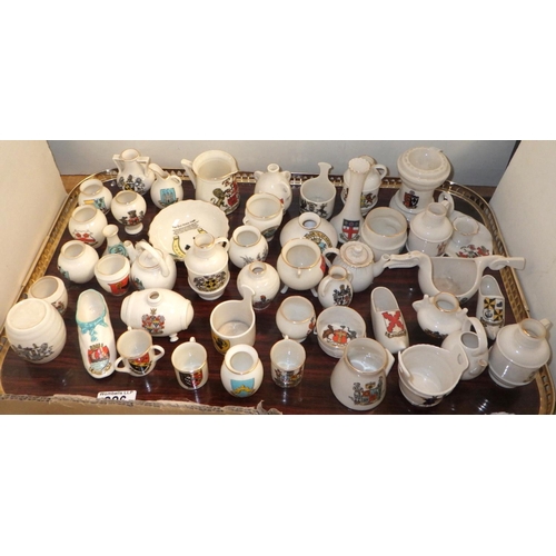 226 - A collection of crested china souvenir miniature's approx 80 (3)