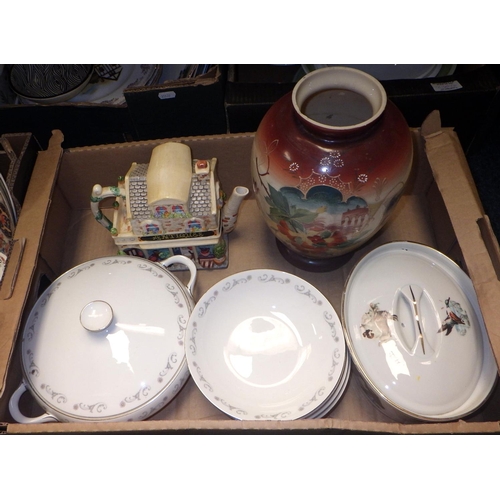 230 - A large qty of misc ceramics to inc Meakin poppy tea ware, Shelley table ware, etc (4)