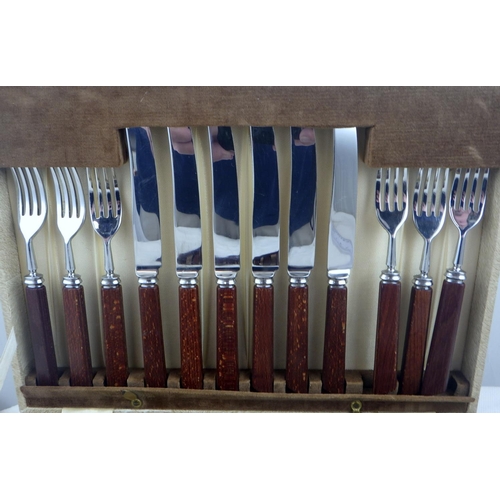 234 - A mid century canteen of cutlery