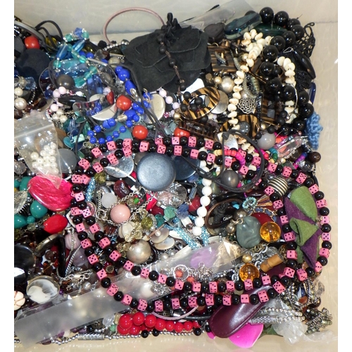 310 - A large qty of misc costume jewellery