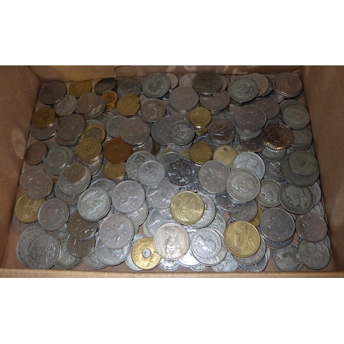 344 - A collection of coins incl British early 20th cent silver issues.