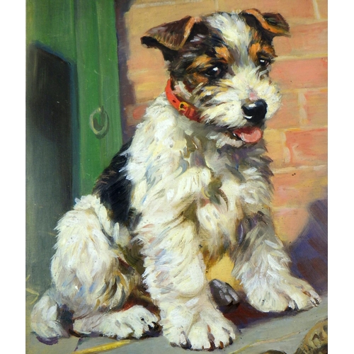 351 - Mabel Gear (1900 - 1997) Tortoise oil on board 46 cm x 62 cm inc frame. Sold by Rowles Fine Art, sig... 