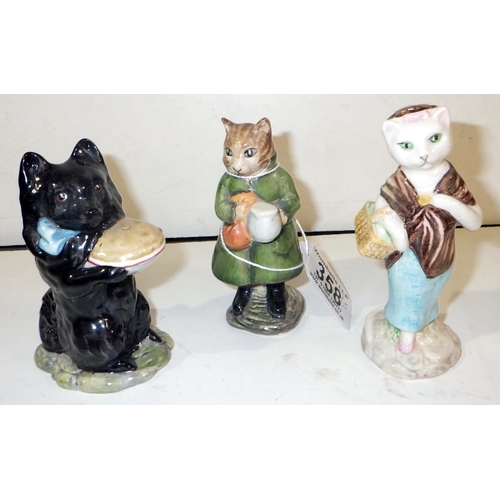 Three Beswick Beatrix Potter figures Simpkin, Duchess & Susan